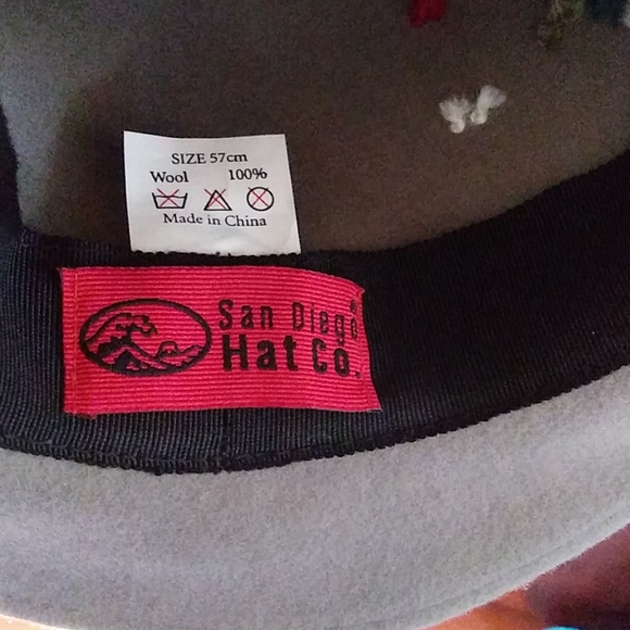 Sandiego Hat Co Grey Wool Hat w/buttons - Picture 6 of 6